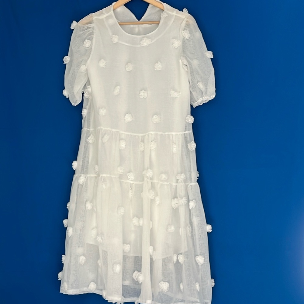 White Vira Grace dress - size small